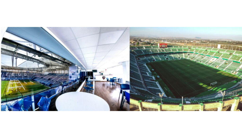 Elche CF y Levante UD utilizan los fondos CVC para modernizar los clubes y mejorar infraestructuras para la experiencia del fan