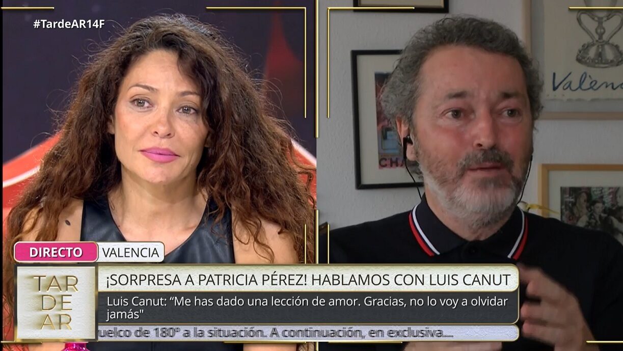Patricia Pérez ayudó mucho a Luis Canut con su enfermedad
