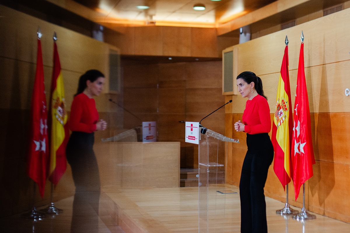 La portavoz de VOX en la Asamblea de Madrid, Rocío Monasterio