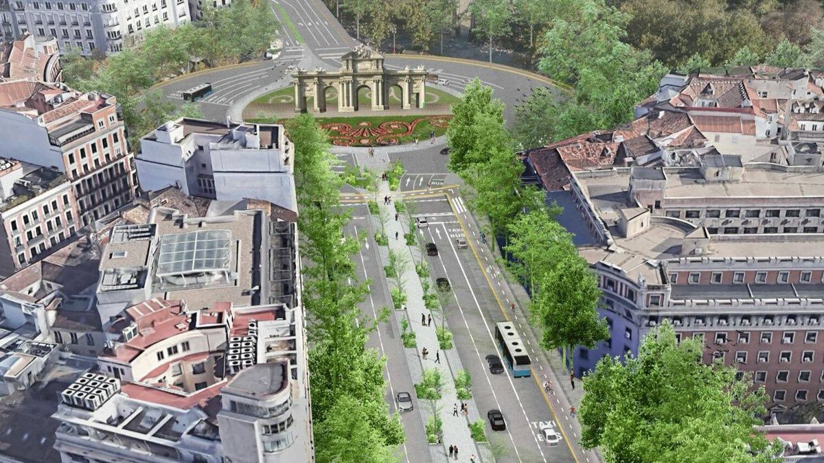 El nuevo proyecto de Almeida para el centro de Madrid: un bulevar entre Cibeles y la Puerta de Alcalá