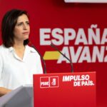 La portavoz federal del PSOE, Esther Peña.