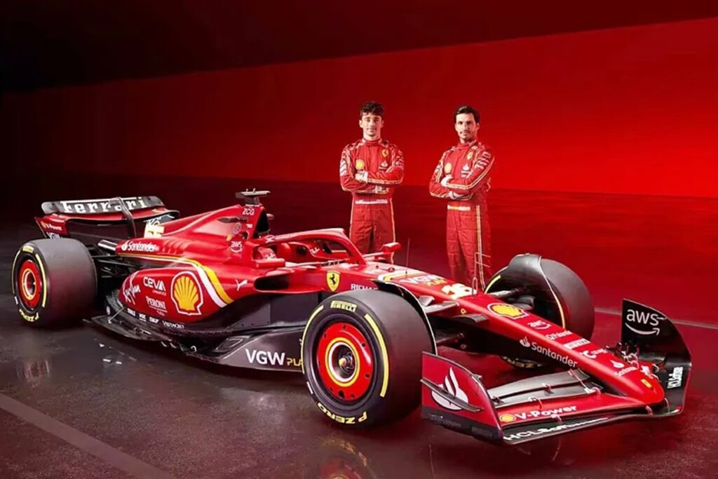 Así es el SF-24, el nuevo Ferrari de Carlos Sainz para dejar huella en la F1