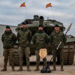 El equipo del Ejército de Tierra vencedor en el Iron Spear de la OTAN, en la categoría de carros de combate