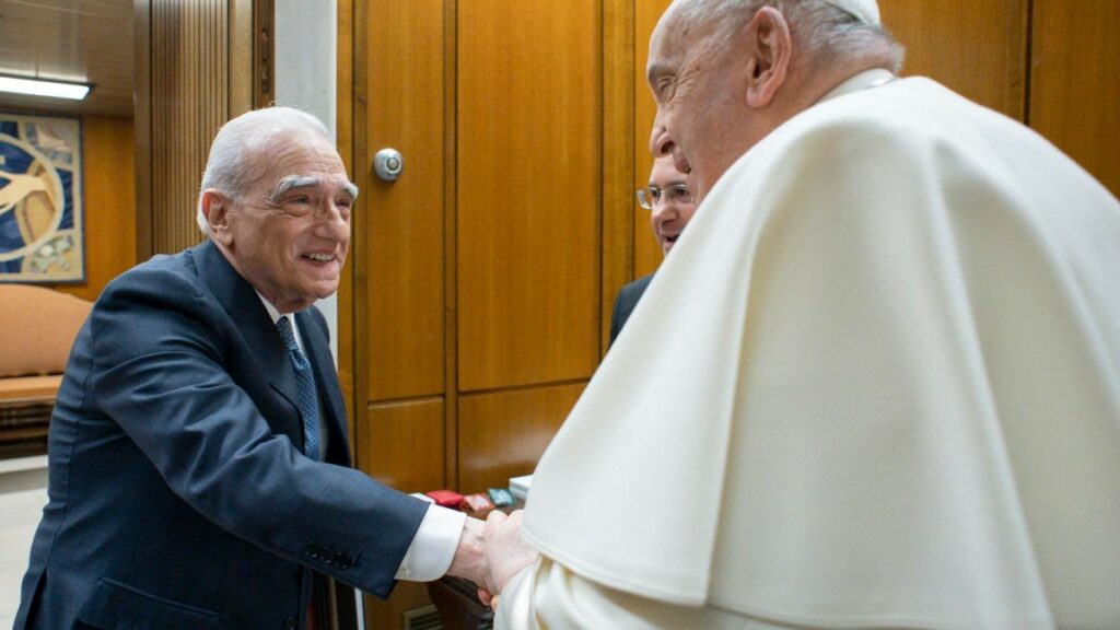 El papa se reunió con Martin Scorsese, que prepara una película sobre Jesús
