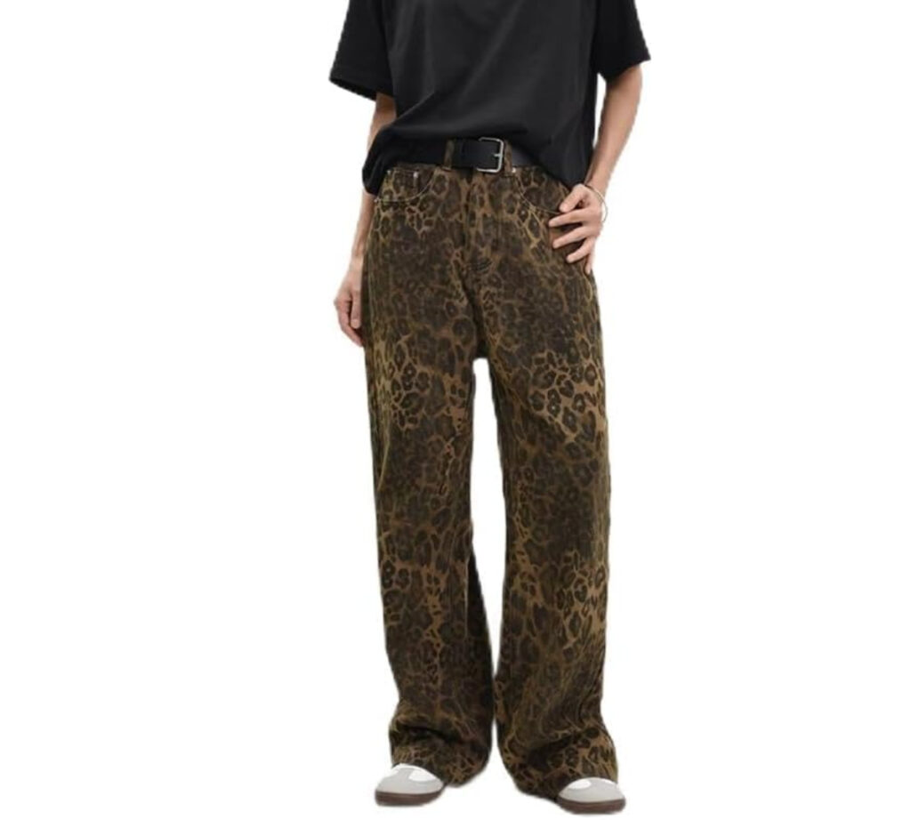 Pantalones con estampado de leopardo