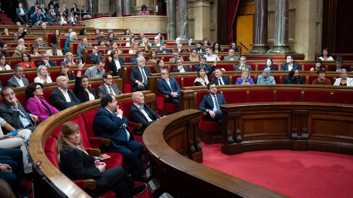 Vista del Parlament catalán