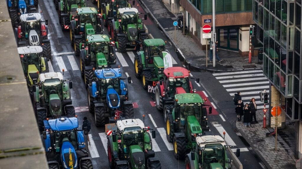 Protestas de los agricultores en Bruselas