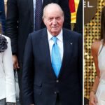 El rey Juan Carlos, la infanta Elena y Victoria Federica