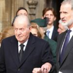 Los reyes Felipe y Letizia y el rey Juan Carlos