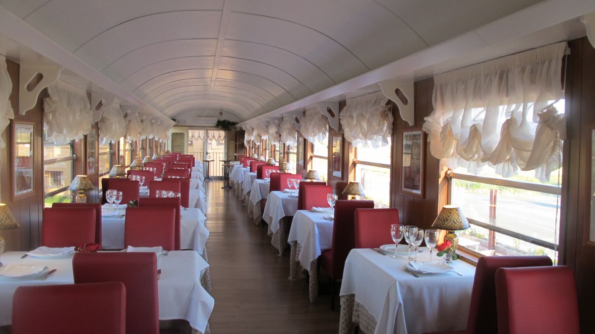 El curioso restaurante que está situado en el antiguo vagón de un tren
