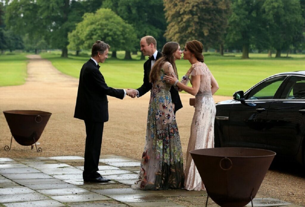 El príncipe Guillermo y su mujer Kate Middleton, con su amiga Rose Hanbury y su marido David Cholmondeley en 2016