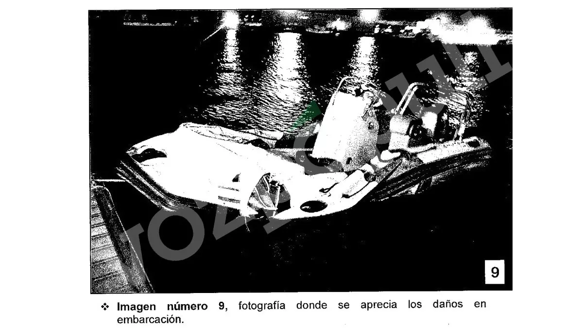 Los daños de la embarcación de la Guardia Civil en Barbate