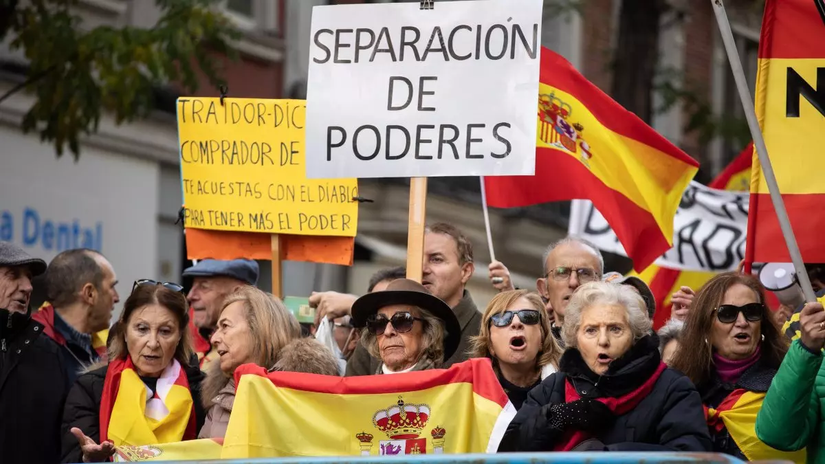 La sociedad civil se lanza este fin de semana a la calle para protestar contra la amnistía de Sánchez