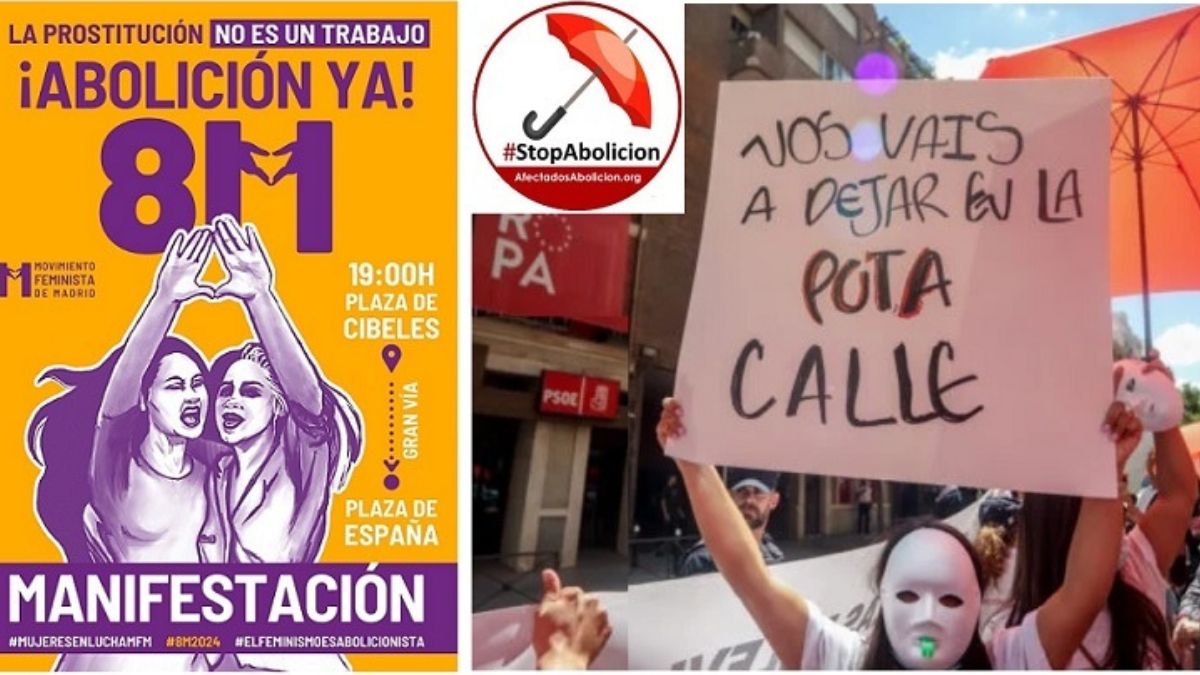 El movimiento feminista proabolición tiene enfrente a las organizaciones de prostitutas