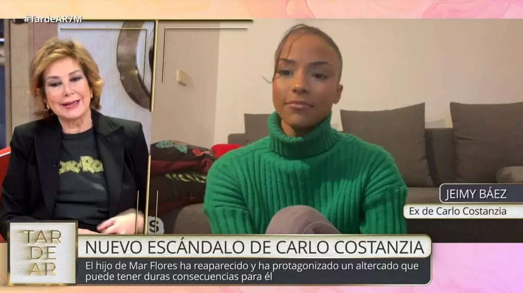 Jeimy Báez relata el altercado que vivió con su ex, Carlo Costanzia