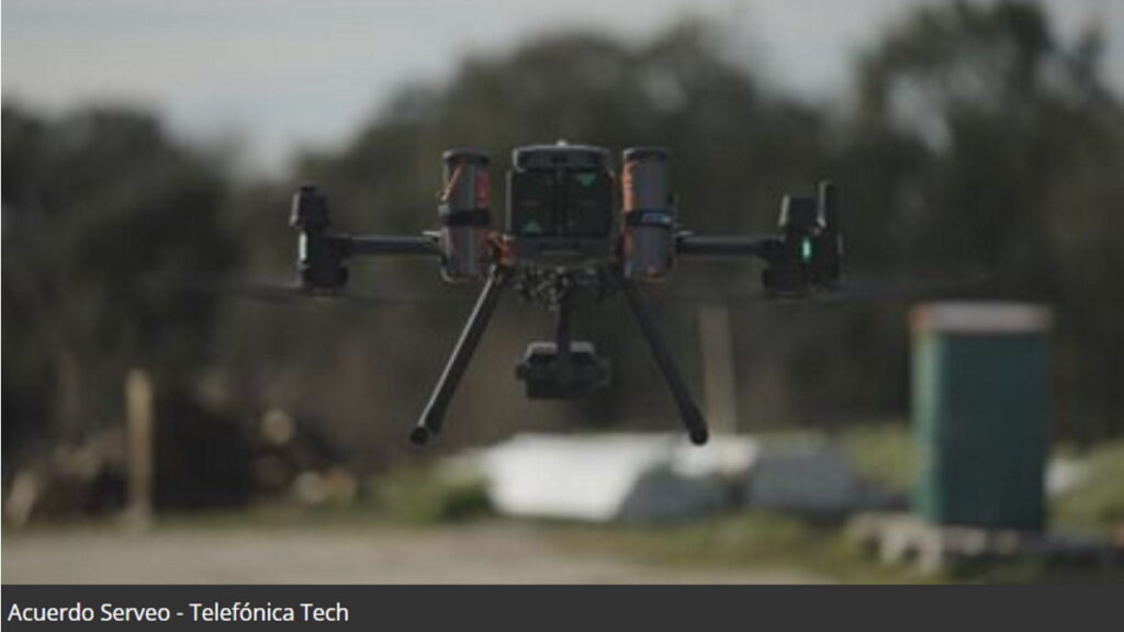 Serveo y Telefónica Tech inspeccionan con drones los accidentes de tráfico para la Comunidad de Madrid
