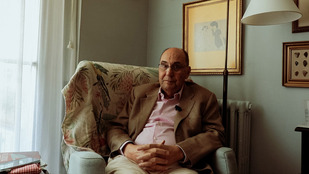 Alejo Vidal-Quadras durante la entrevista con Vozpópuli