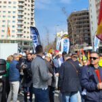 Policías y guardias civiles se manifiestan en Madrid por una jubilación digna y una equiparación salarial