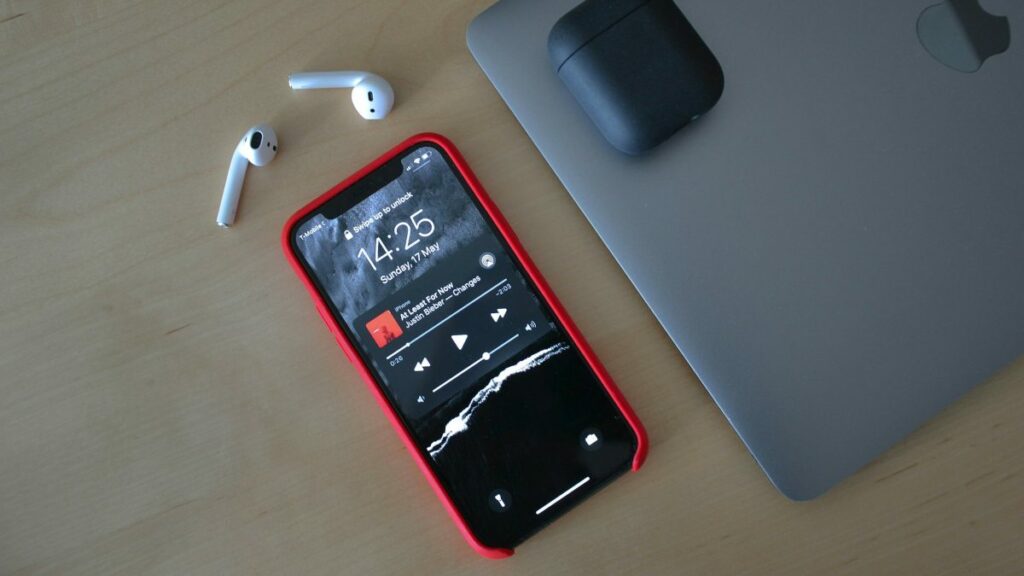 Un iPhone con Apple Music