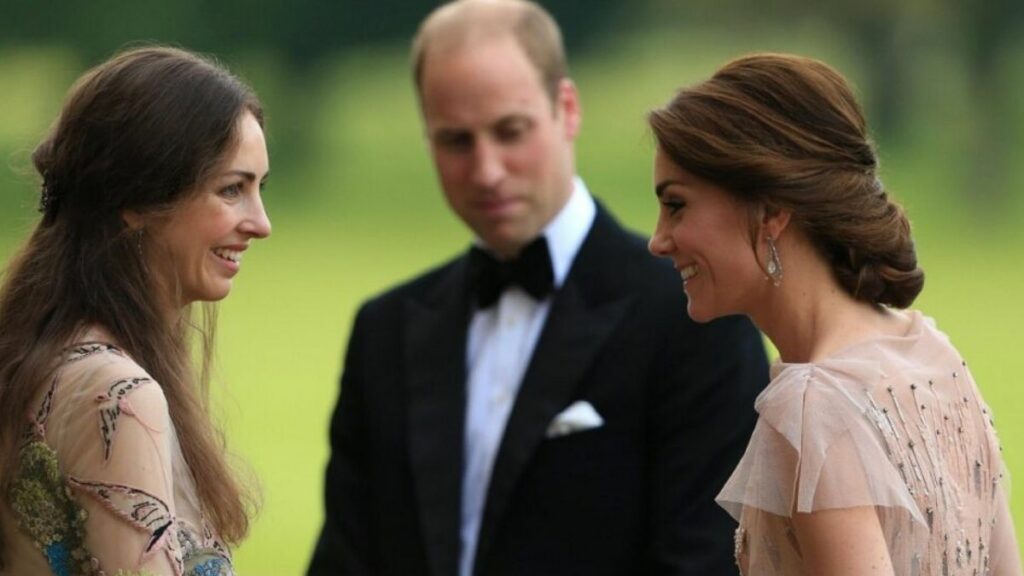 Kate Middleton, el príncipe Guillermo y Rose Hanbury