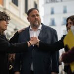 Oriol Junqueras a su llegada al Congreso en el pleno de la ley de amnistía