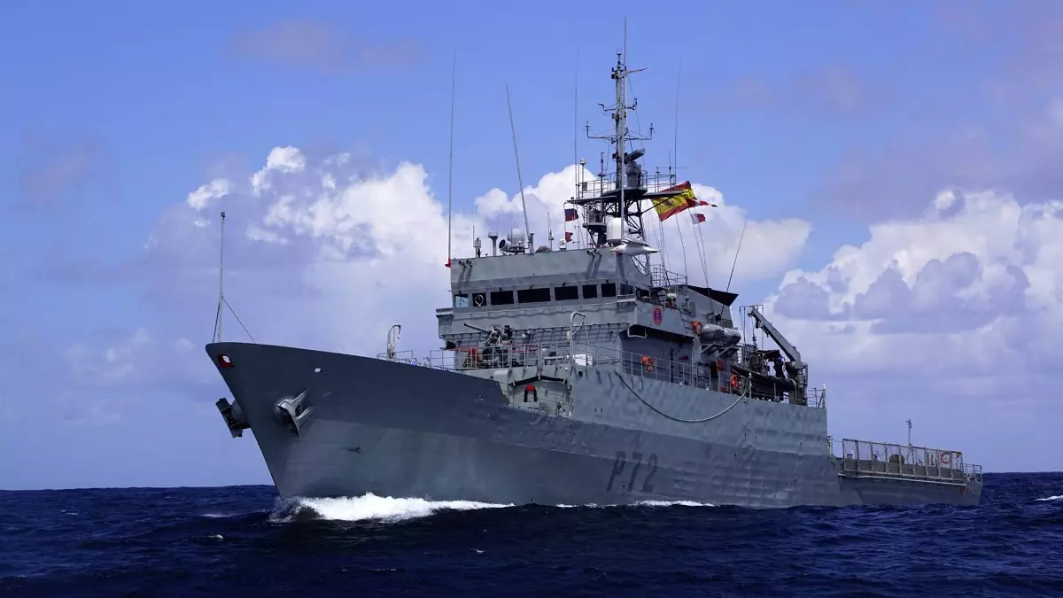 El patrullero Centinela de la Armada española