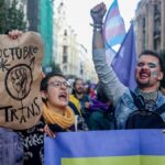 Manifestación LGBT del 'Octubre Trans' en Madrid