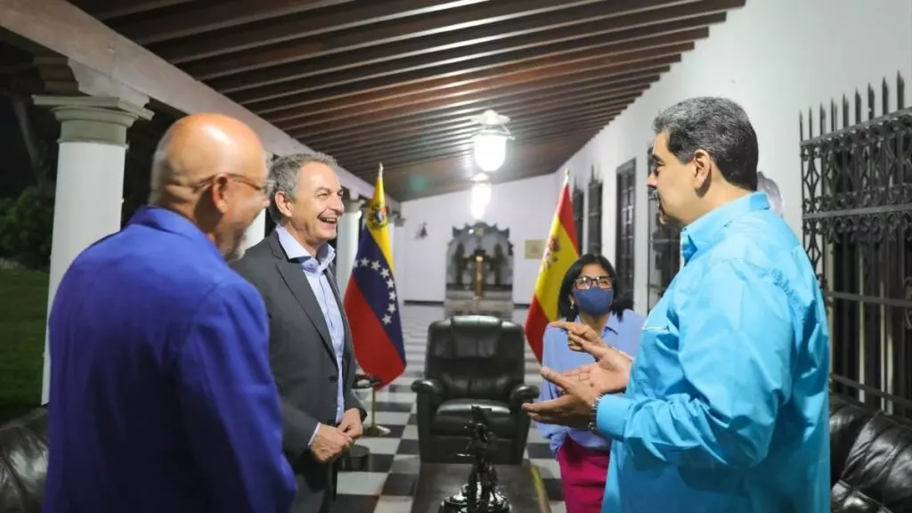 José Luis Rodríguez Zapatero y Nicolás Maduro