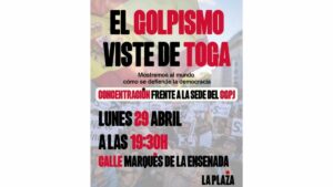 Manifestación contra el CGPJ en Madrid.