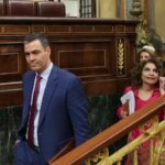 El presidente del Gobierno, Pedro Sánchez, y la vicepresidenta primera y ministra de Hacienda, María Jesús Montero