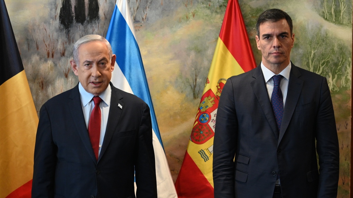 Pedro Sánchez y Benjamin Netanyahu