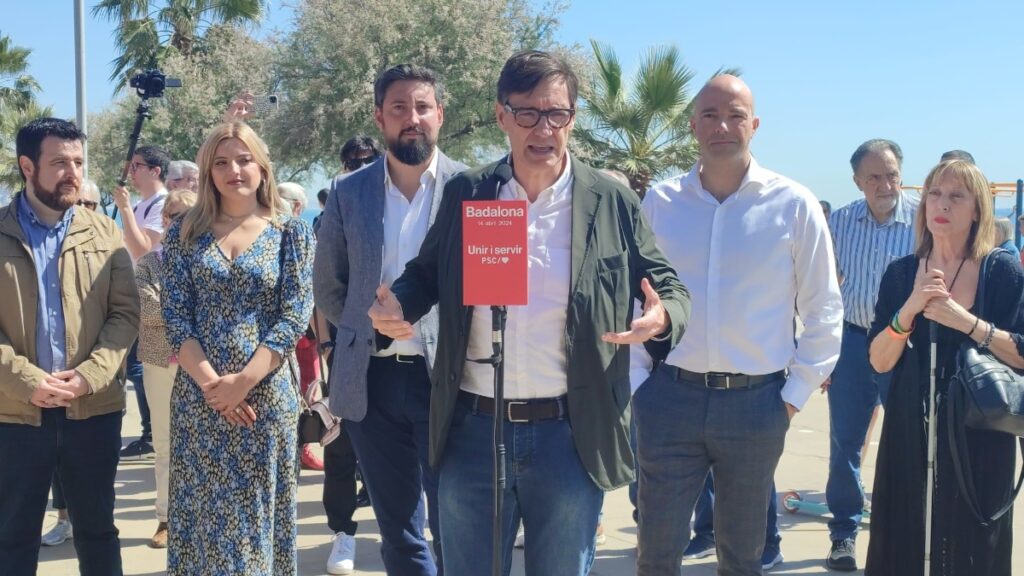 Salvador Illa descarta pronunciarse sobre un pacto con ERC o Junts, pero sí rechaza a Vox y Aliança Catalana
