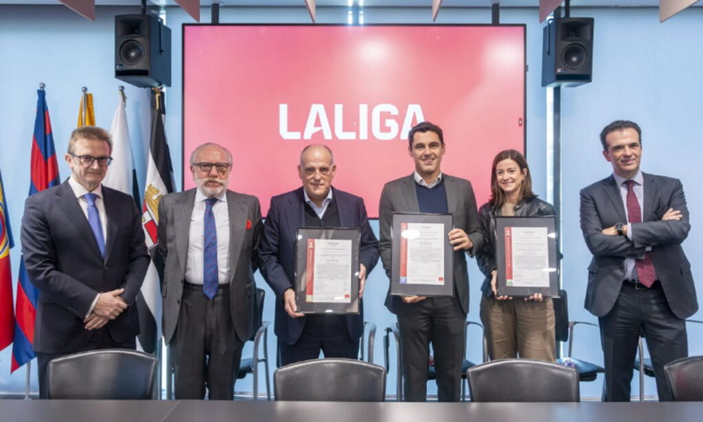 LALIGA obtiene las certificaciones sobre sus Sistemas de Gestión Antisoborno y Compliance Penal