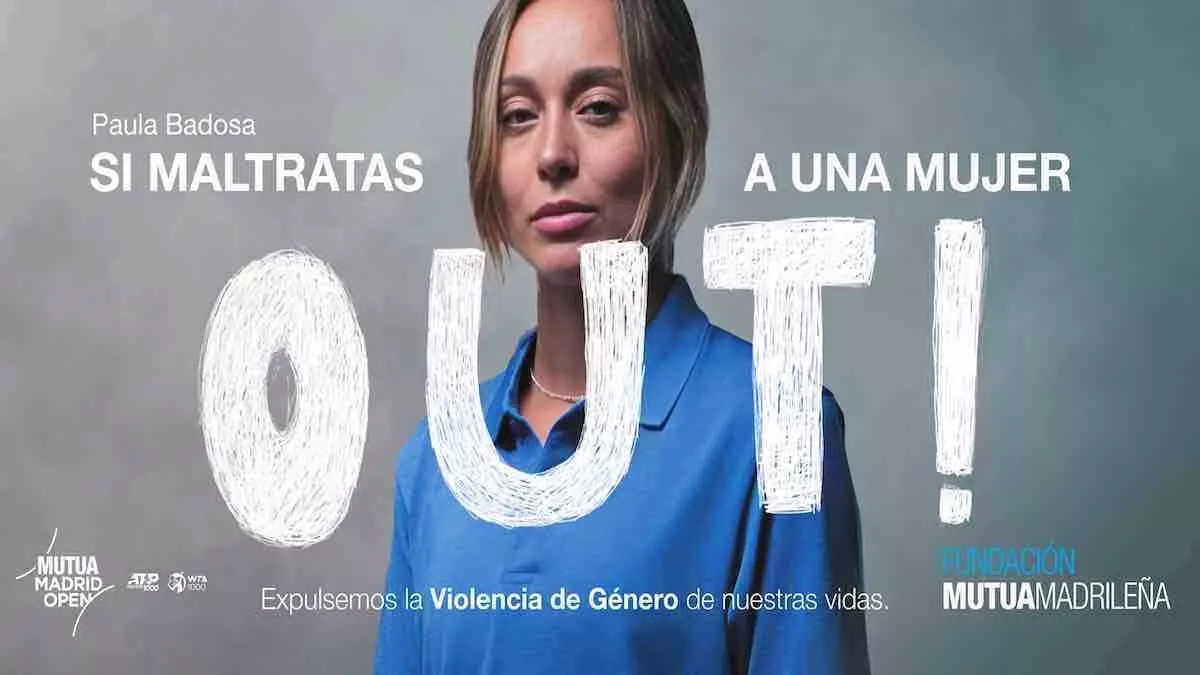Los mejores tenistas plantan cara a la violencia de género en la nueva iniciativa de Fundación Mutua Madrileña.