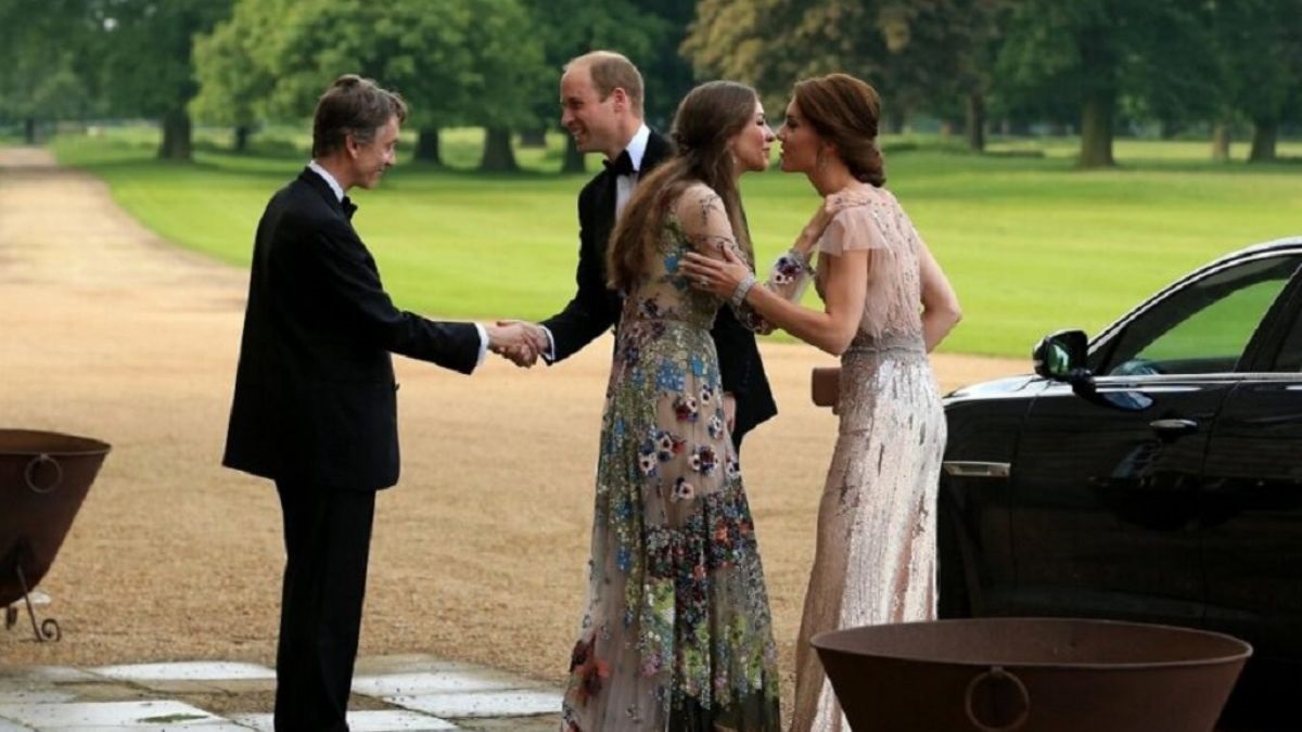 El príncipe Guillermo, Kate Middleton, Rose Hanbury y su marido