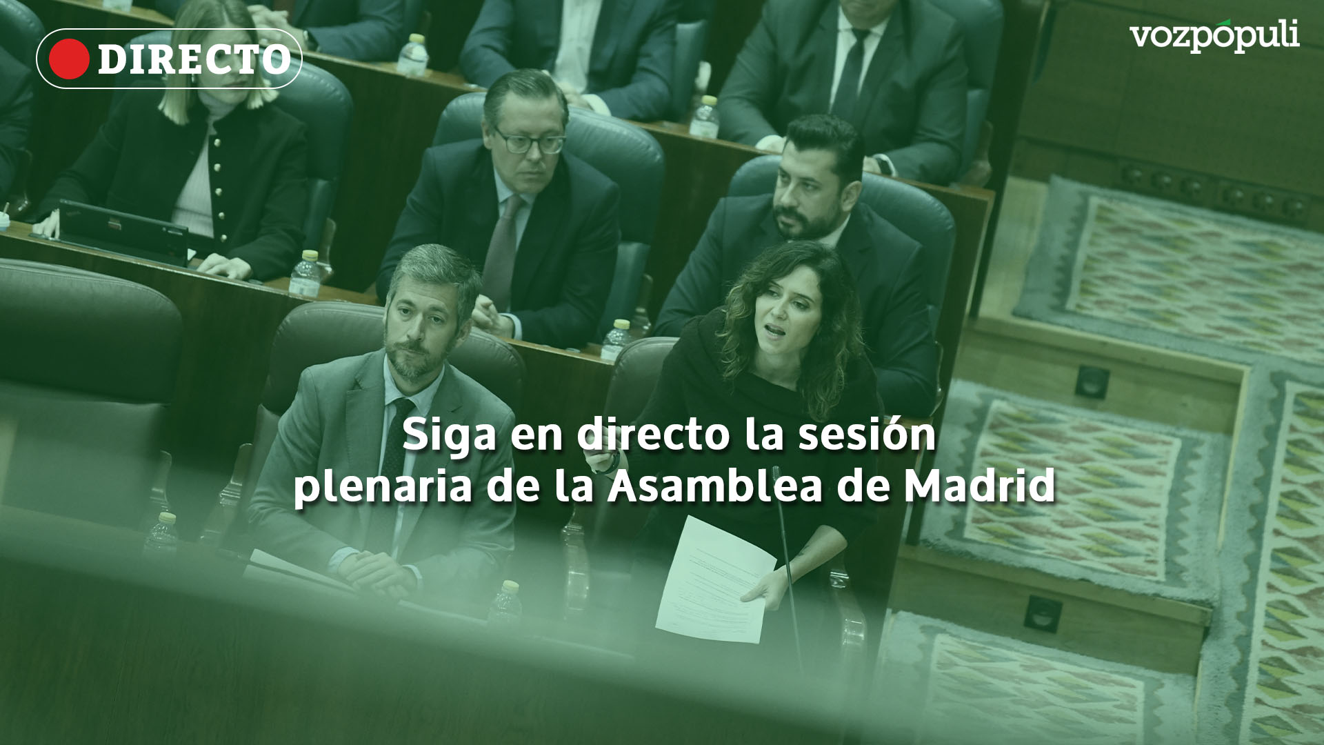 El pleno de la Asamblea de Madrid