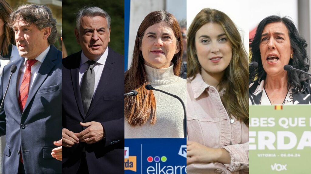 Candidatos a las elecciones vascas