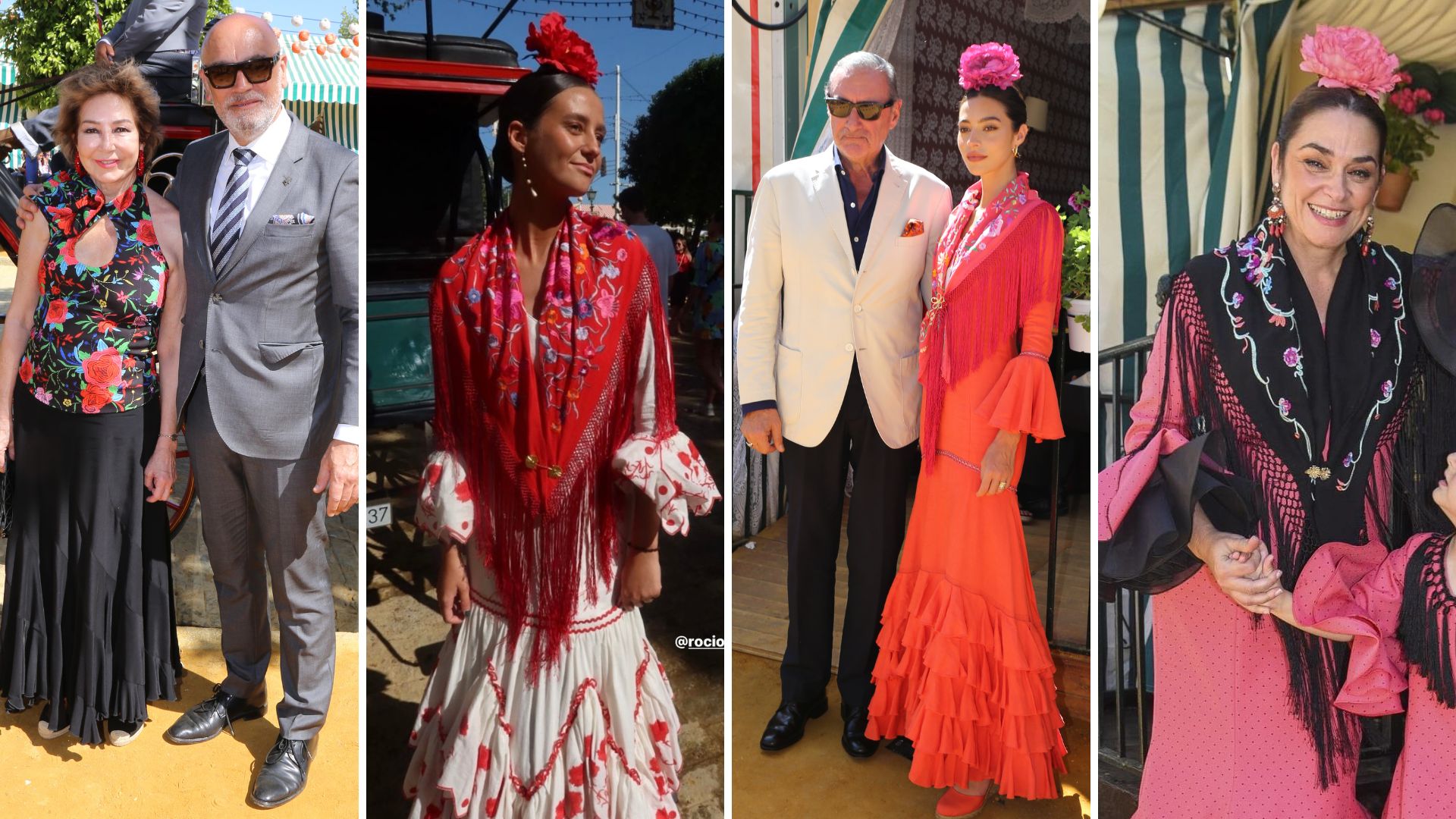 Los looks de los famosos en la Feria de Abril de Sevilla
