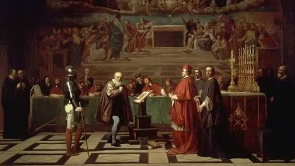 Galileo ante la Santa Inquisición (obra de Joseph-Nicolas Robert-Fleury)