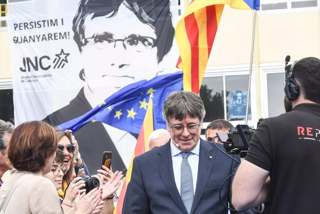 La anómala campaña de Puigdemont: en el sur de Francia y sin apenas público con derecho a voto