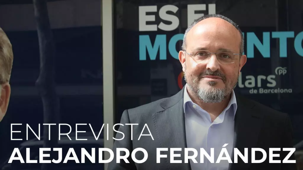 Alejandro Fernández, presidente del PP en Cataluña