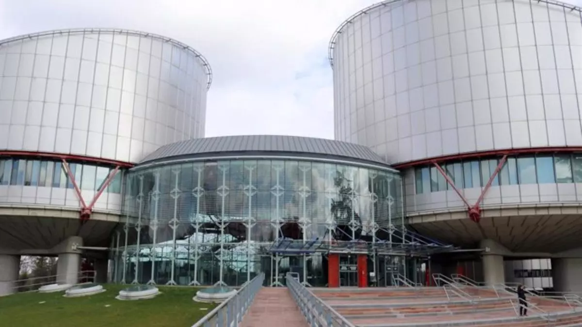 Imagen de archivo de la fachada del Tribunal Europeo de Derechos Humanos en Estrasburgo