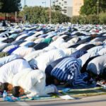 Los musulmanes celebran la fiesta del Fin del Ramadán, a 10 de abril de 2024, en Almería.