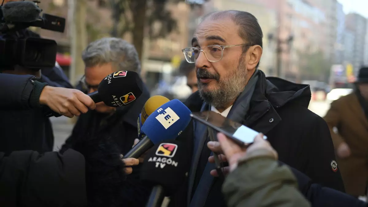 El expresidente del Gobierno de Aragón Javier Lambán