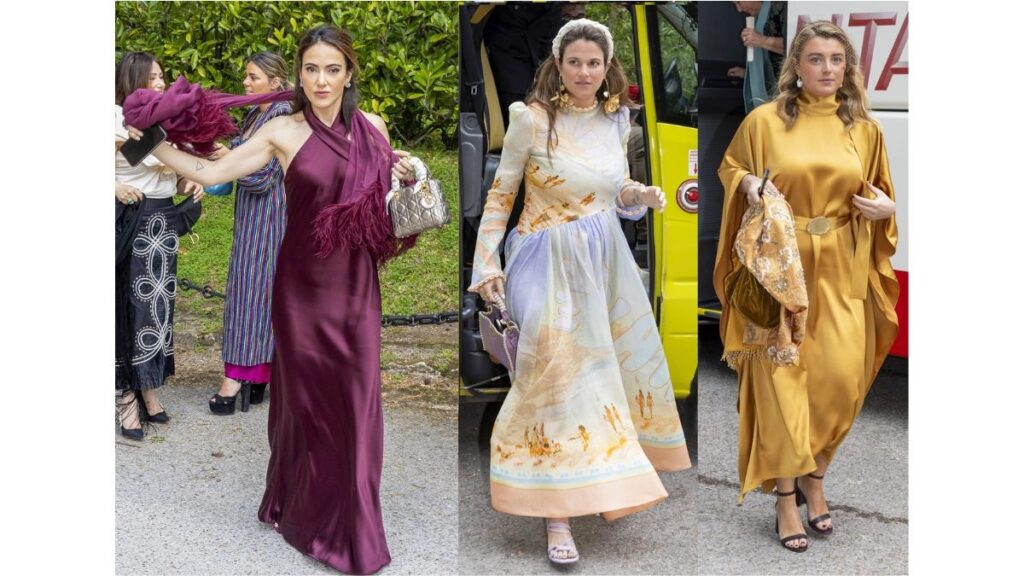 Fotos de los vestidos que llevaron las invitadas a la boda de Carmen Ballesteros