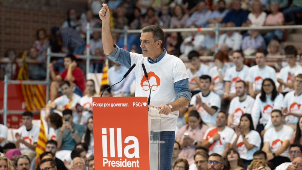 Sánchez solo dará cinco mítines, evita sobrexponer a Illa en las europeas y tirará de Zapatero