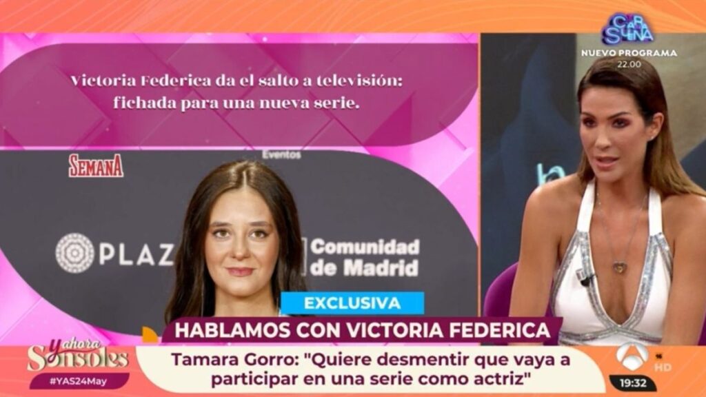 Victoria Federica desmiente a Tamara Gorro que vaya a ser actriz de una serie de televisión