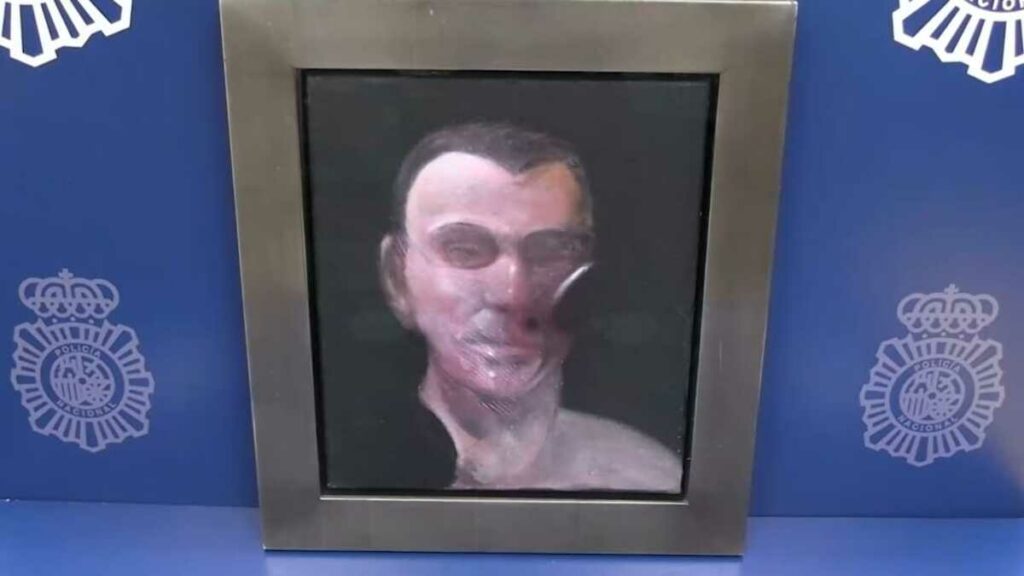 El cuadro robado de Francis Bacon que ha sido recuperado por la Policía Nacional