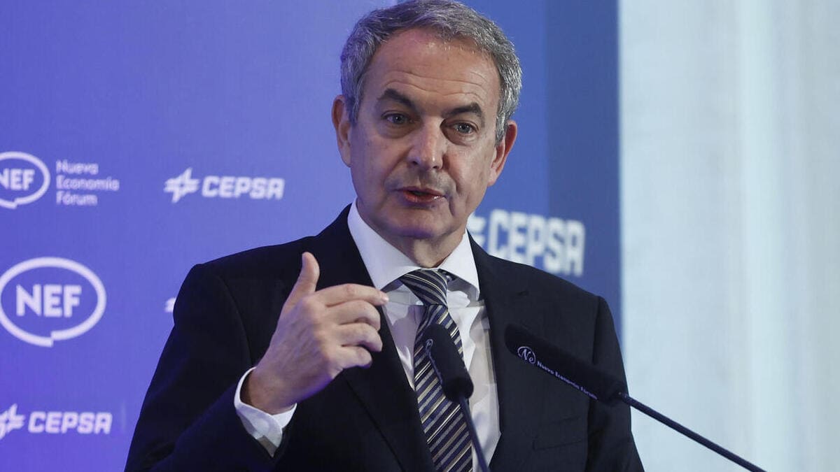 José Luis Rodríguez Zapatero, este miércoles.