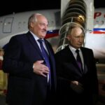 Alexander Lukashenko y Vladímir Putin